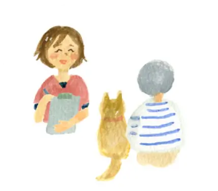 アドバイスは、小さな「おみやげ」。